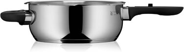 Швидковарка WMF Perfect Plus One Pot Induktion 4,5л з функцією приготування на пару, Cromargan® нержавіюча сталь, 2 рівні приготування