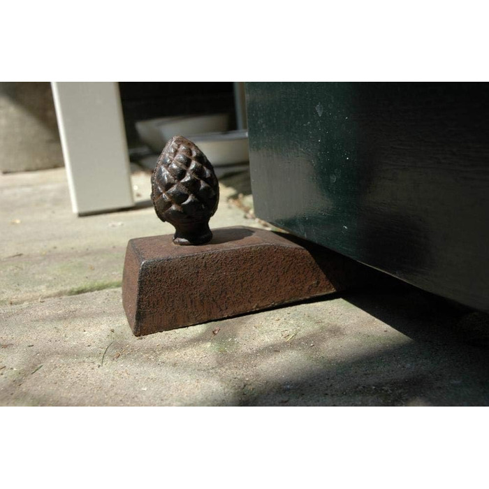 Esschert Design Hedgehog Doormat, Foot Scraper with Brush, Cast Iron, Approx. 25 cm x 16 cm x 15 cm