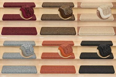 Kettelservice-Metzker Rambo Step Mats in a 15-Piece Value Pack, Half-Round, Brown