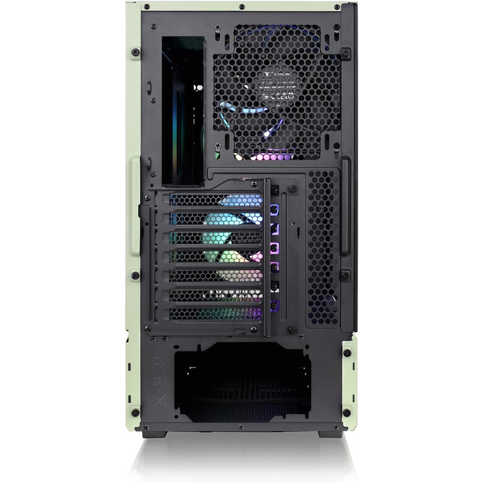 Корпус Thermaltake Ceres 300 TG ARGB Snow Mid-Tower ATX/E-ATX, 3x140мм вентилятори, загартоване скло, підтримка 360мм радіатора, Matcha Green