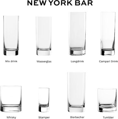 Набір келихів для шнапсу Stölzle Lausitz New York Bar 6 шт, 55 мл - Кришталеві келихи для лікеру та шоту, німецька якість, стійкі до ударів