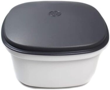 Термосито-сервер Tupperware Thermo-Duo 2,25 л, чорний/білий, для збереження тепла