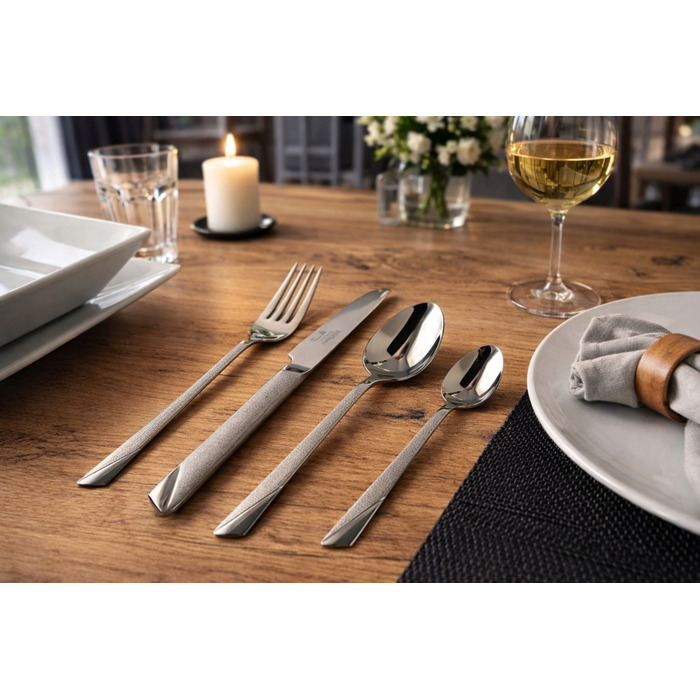 Набір столових приборів Hoffner Premium Laser 72 предмети