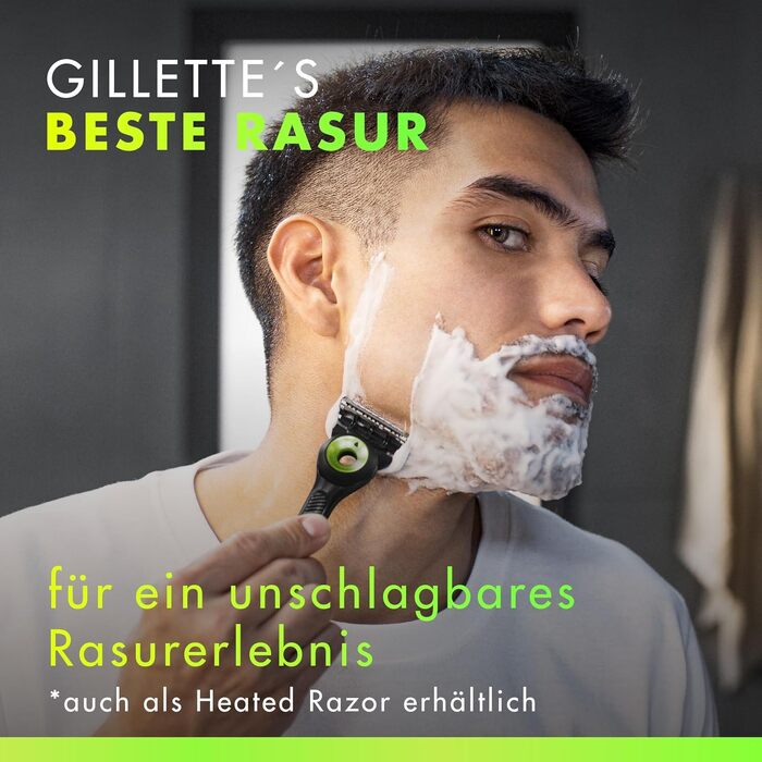 Смінні касети для чоловічих бритв Gillette Labs, оригінальні леза, чорні, 16 шт (6 шт у комплекті)