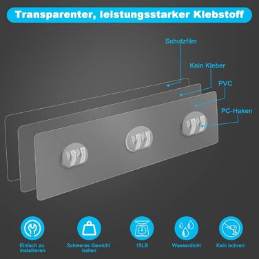 Підставка для душу з нержавіючої сталі без свердління, 2 шт. - органайзер для шампуню, гелю для душу, мила, ванни, кухні (чорний)