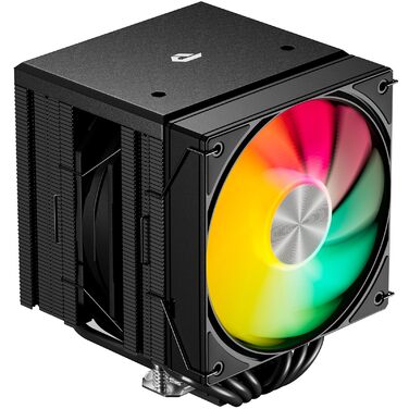 upHere Система охолодження CPU з RGB підсвічуванням, Dual Tower, 6 теплових трубок, 120мм вентилятор, сумісна з AMD AM4/AM5 та Intel 2011/2066