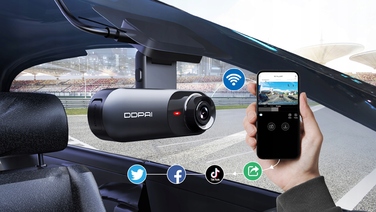 Автомобільний відеореєстратор DDPAI N3 Pro з GPS, задньою камерою та комплектом Hardwire Kit