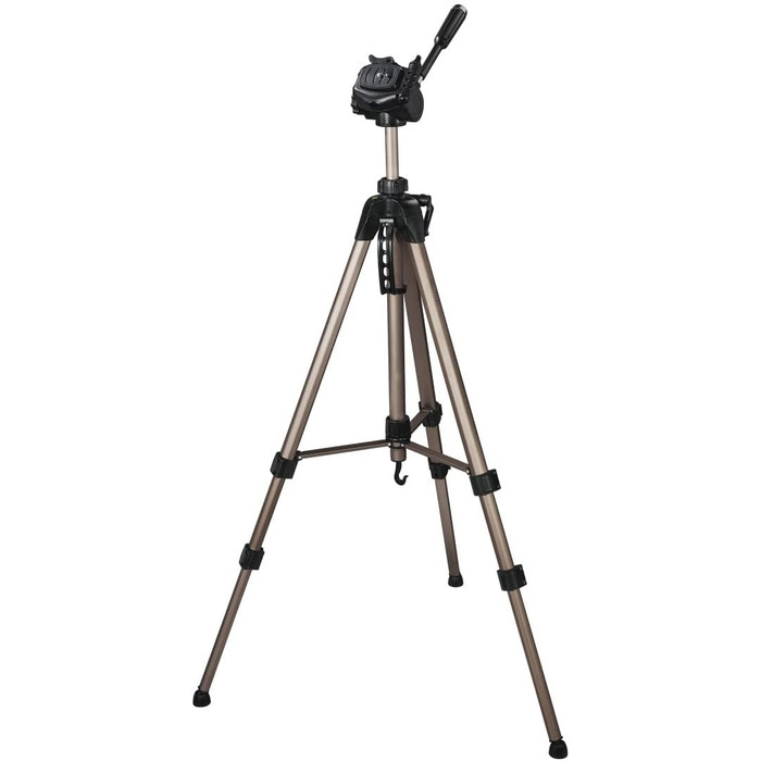 Легкий штатив-тринога Hama Star 05 106-3D з 3-позиційною головкою, розширюваний (66-166 см), колір шампань