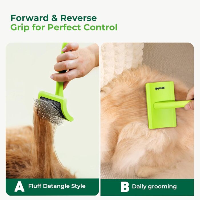 Пекют Лiкер Бюртє Профi: щiтка для собак, видаляє підшерстя, ковтуни. Ідеально для пуделів, тедi, кокапу. (25 мм, 15 мм)