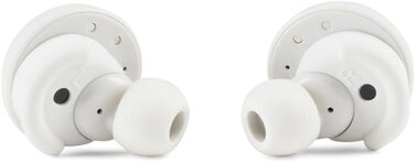 Навушники бездротові Denon PerL White з шумозаглушенням та персоналізованим звуком Masimo