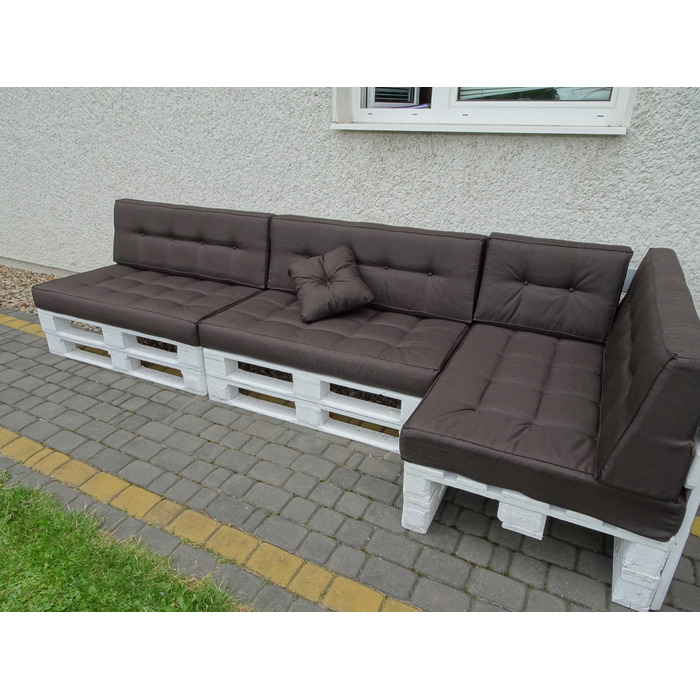 Подушка 120 x 60 x 15 см, чорна