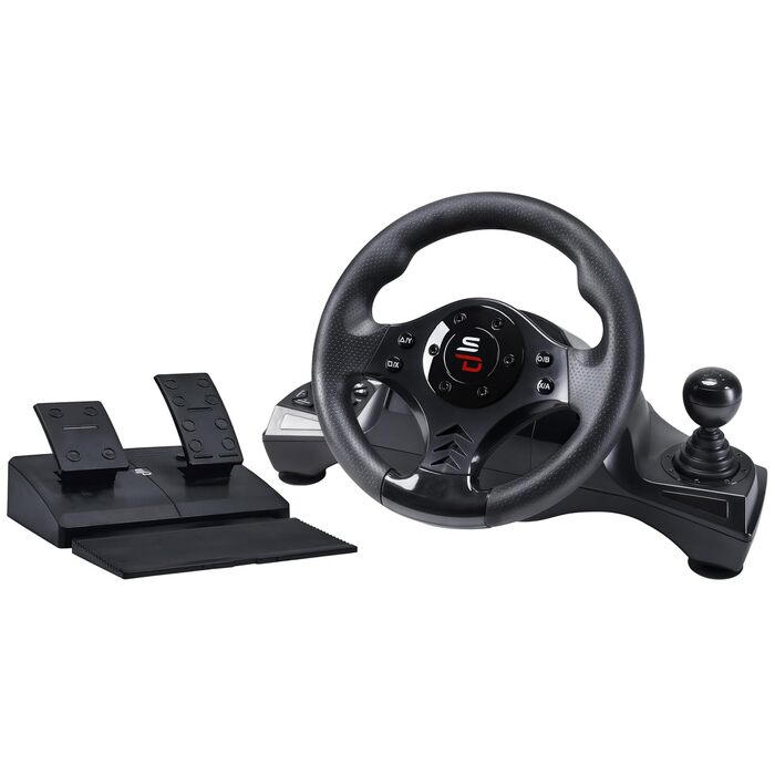 Руль SUBSONIC Superdrive GS750 Drive Pro з педалями, кермом, Paddles та вібрацією для Xbox Series X/S, PS4, Xbox One, PC (програмований)
