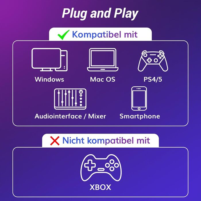 TONOR TD520: USB/XLR мікрофон для запису, геймінгу та стрімінгу. Чорний, з підставкою та кнопкою Mute.