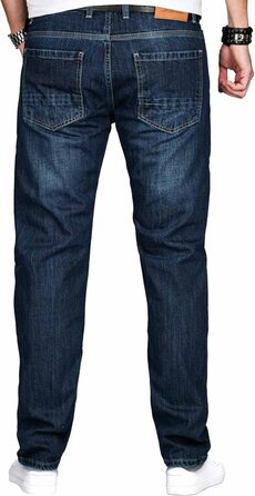 Чоловічі джинси Alessandro Salvarini Comfort Fit прямого крою, темно-сині (33W/36L)