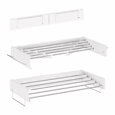 Relaxdays Wall-Mounted Clothes Rail