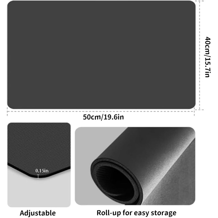 Килимок для сушіння посуду Abtropfmatte 60x50 см швидковисихаючий, сірий. Підкладка для кухні, кавоварки