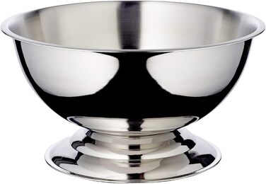 EDZARD Champagne Cooler Cara (Ø 40 cm, large) made of stainless steel - bottle cooler, sparkling wine cooler - drink cooler for 5 bottles - bowl for wine, sparkling wine & ice cubes - wine cooler