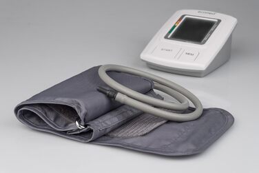 Ecomed BU-92E тонометр на плече без кабелю, з функцією виявлення аритмії, шкалою кольорів WHO, для точного вимірювання артеріального тиску та пульсу з функцією пам'яті