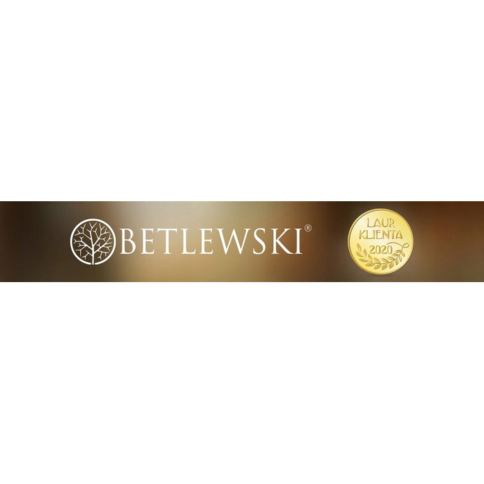 Чоловічий ремінь Betlewski, чорний
