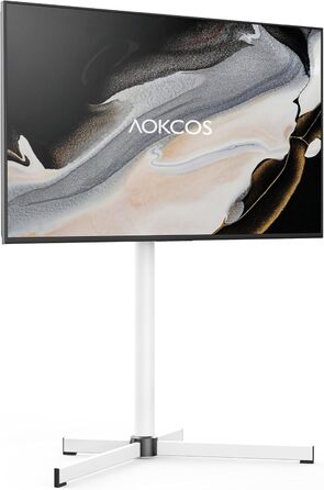 Підставка для телевізора AOKCOS, регульована по висоті, для телевізорів 32-65 дюймів, до 40 кг, VESA 600x400 мм