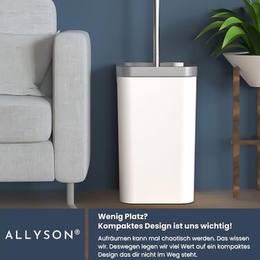 Набір для миття підлоги Allyson® Wischmopp Set: відро, 5 мопів, видалення волосся, віджим, для квартири, плитки та дерева