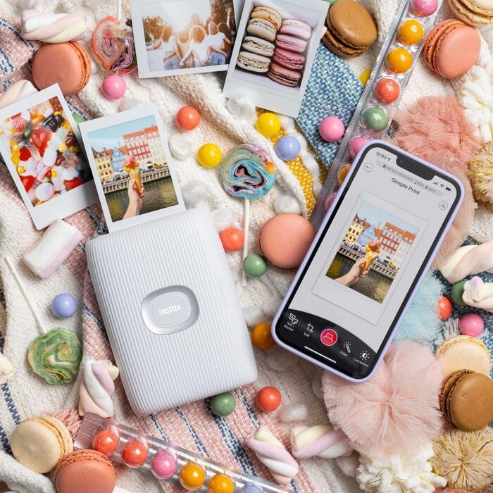 Принтер для смартфона INSTAX Mini Link 2, білий, компактний