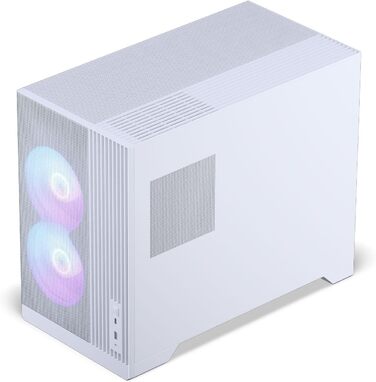 Корпус ПК Phanteks XT M3 Mini-Tower White – компактний Micro-ATX з темперованим склом, підтримкою радіатора 360 мм та відеокарти 430 мм, 3 RGB вентилятори