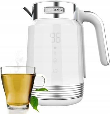 Електричний чайник Cecotec 01749, 2200 Вт, 1,7 л, білий