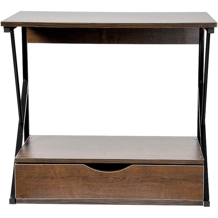 Поличка для мікрохвильової печі, кухонна поличка для стільниці, органайзер для мікрохвильової печі, тостера та аірфрая, багатофункціональна кухонна поличка для оптимізації простору (Дуб/3 яруси) (Дуб/Висувна поличка)