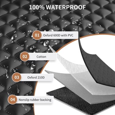 KYG Car Seat Dog Cover - Waterproof & Non-Slip Back Seat Protector with Window - 135x140cm