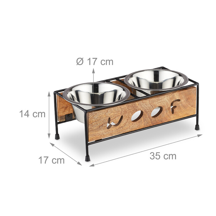 Relaxdays Pet Feeder Station 'Woof' for Dogs