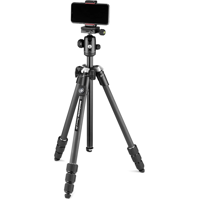 Штатив Manfrotto Element MII 4 секції, алюміній, чорний (MKELMII4BK-BH)