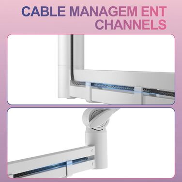 Низькопрофільний мікрофонний важіль, міцний тримач для мікрофона з кріпленням до столу 7 см, адаптери 3/8' та 5/8', для Blue Yeti, подкастів, геймінгу, вантажопідйомність до 2 кг, білий