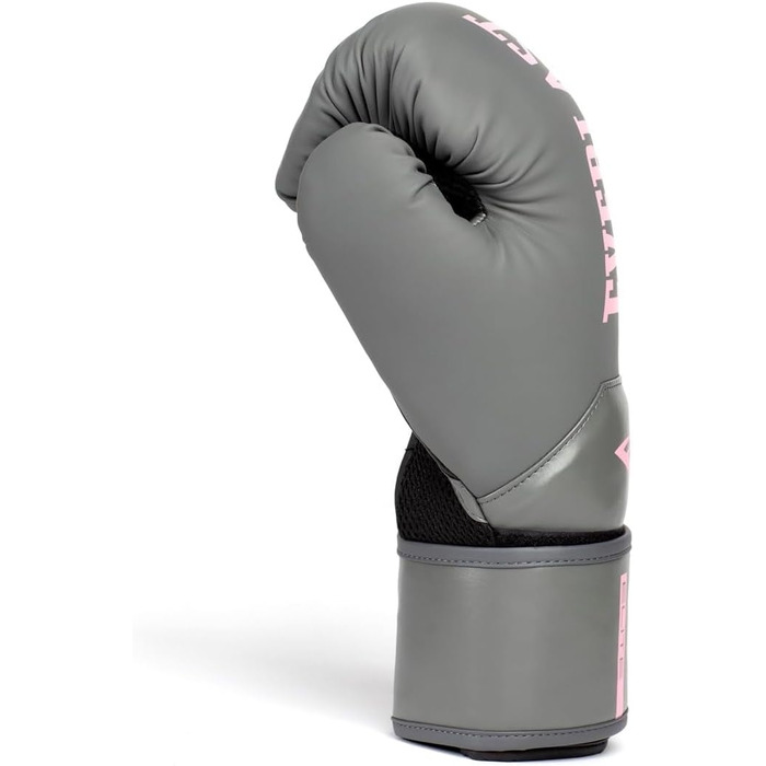 Жіночі боксерські рукавички Everlast Elite Prostyle, 14oz, сірий/рожевий