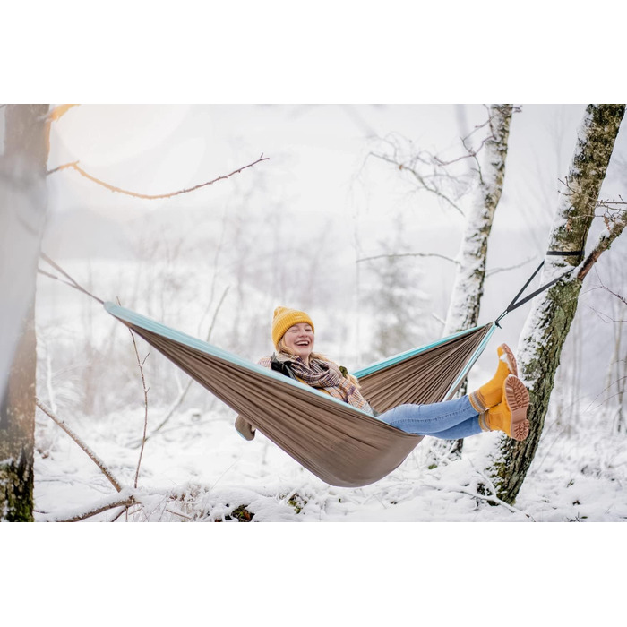 Гамак Amazonas Ultra-Light Silk Traveller XL: Легкий шовковий гамак для подорожей та гір, до 200 кг (295x150 см)