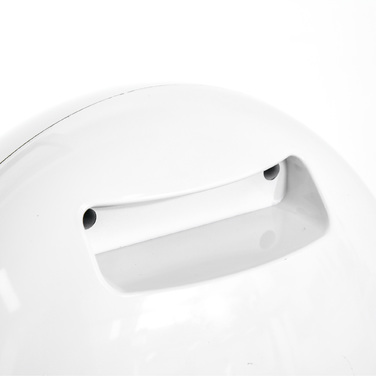 Електричний камін HOMCOM з LED підсвіткою, компактний настільний камін потужністю 1500 Вт з ефектом полум'я, стійкий, корпус з ABS-пластику, білий колір, розміри 30,5 x 18 x 35 см