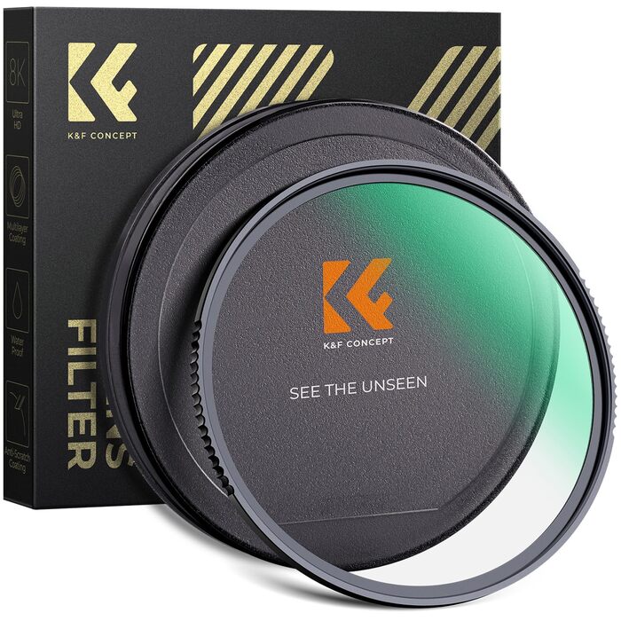Фільтр UV K&F Concept 52mm 9H, захисний фільтр, захист від ударів (Nano Xcel)