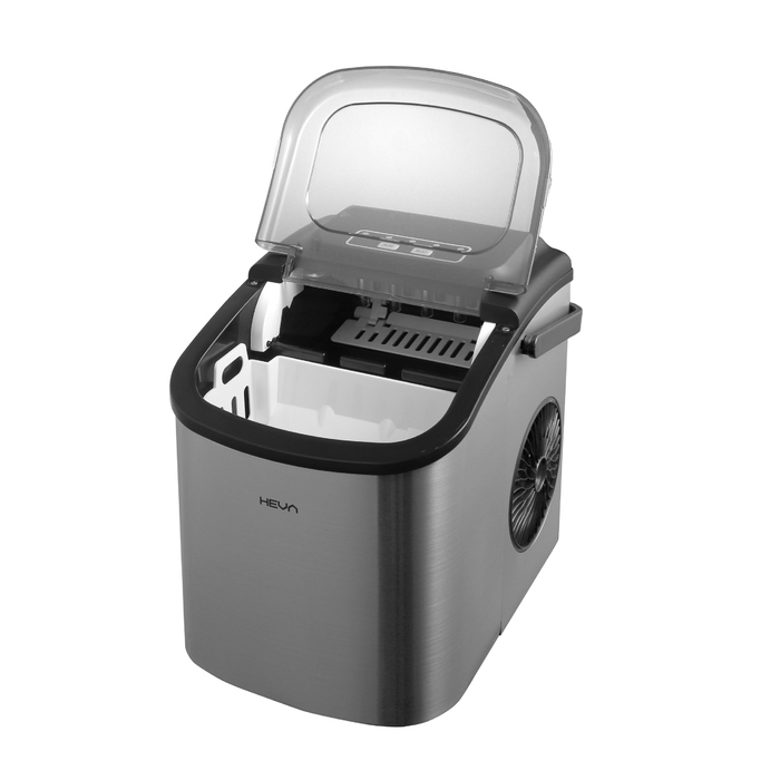 Льодогенератор HIX: продуктивна, швидка та тиха машина для виготовлення льоду (12 кг) + лопатка
