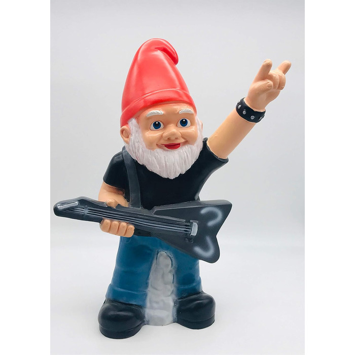 Cheerful Garden Gnome Rocker