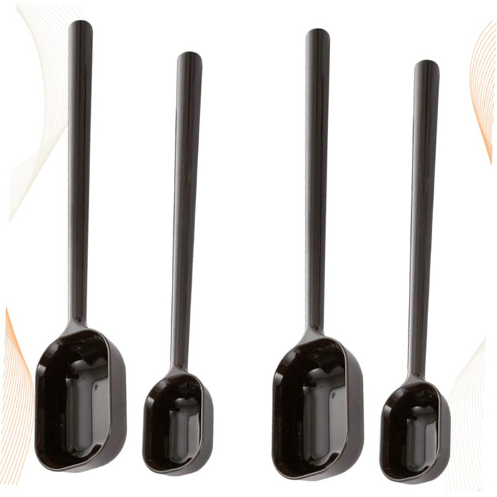 LIFKOME 4-Piece Kitchen Utensil Liquid Mixing Rod Measuring Cup for Liquids Milk Powder Spoon Nested Measuring Cups Vintage Measuring Spoon Stirring Stick Salt Spoon Baby