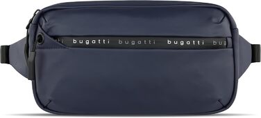 Чоловіча поясна сумка Bugatti Blanc Bauchtasche - для подорожей, повсякденного використання та спорту, блакитна