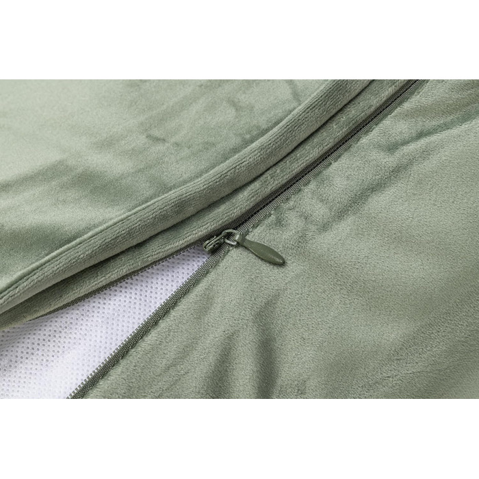 Подушка для собак Lotte Nalino, велюр, сіра, 70x55x15 см