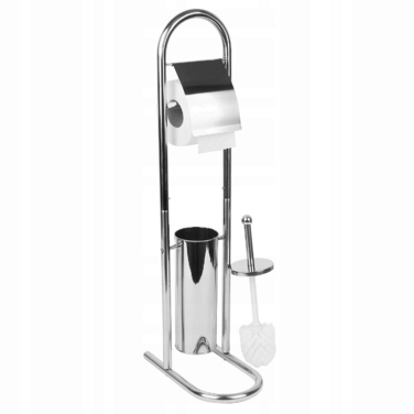 Набір аксесуарів для ванної кімнати Artgos, нержавіюча сталь, сірий глянцевий