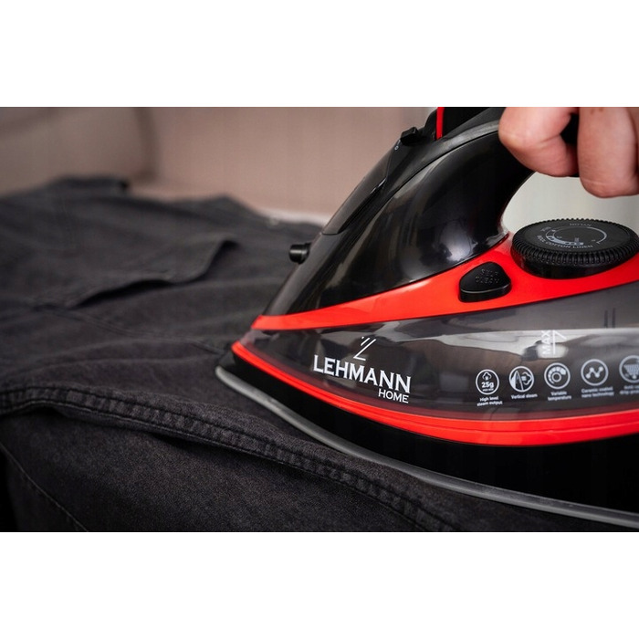 Парова праска Lehmann Ceramic 3000 Вт, 380 мл, Anti-Drip