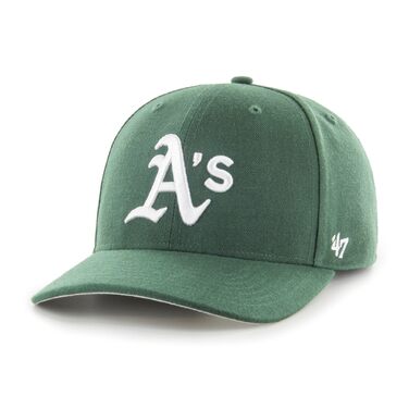 Кепка бейсболка 47 MLB Cold Zone Forest Green, регульована, з вигнутим козирком та логотипом команди