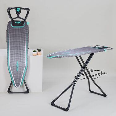 Прасувальна дошка Minky Ergo Plus 122x38 см, чорна