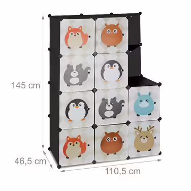 Relaxdays Tier-themed Storage Shelves for Kids' Rooms