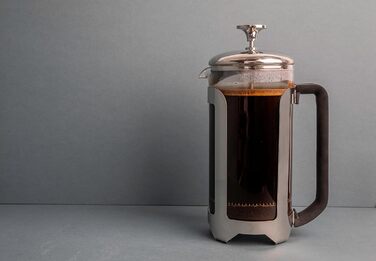 Кавоварка French Press La Cafetière Roma, нержавіюча сталь, 8 чашок, срібна