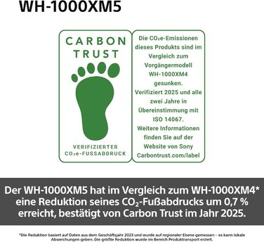 Навушники Sony WH-1000XM5 з шумозаглушенням, Bluetooth, чорні - преміум якість, Hi-Res Audio, до 30 год роботи, з кейсом
