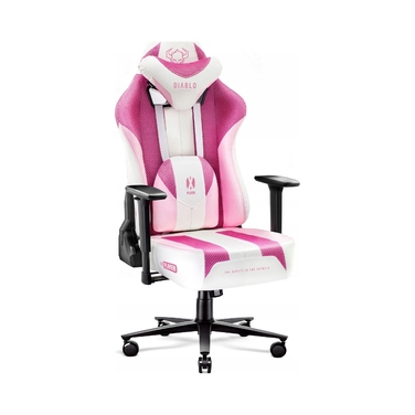 Ігрове крісло Diablo Chairs X-Player 2.0, тканина, біле